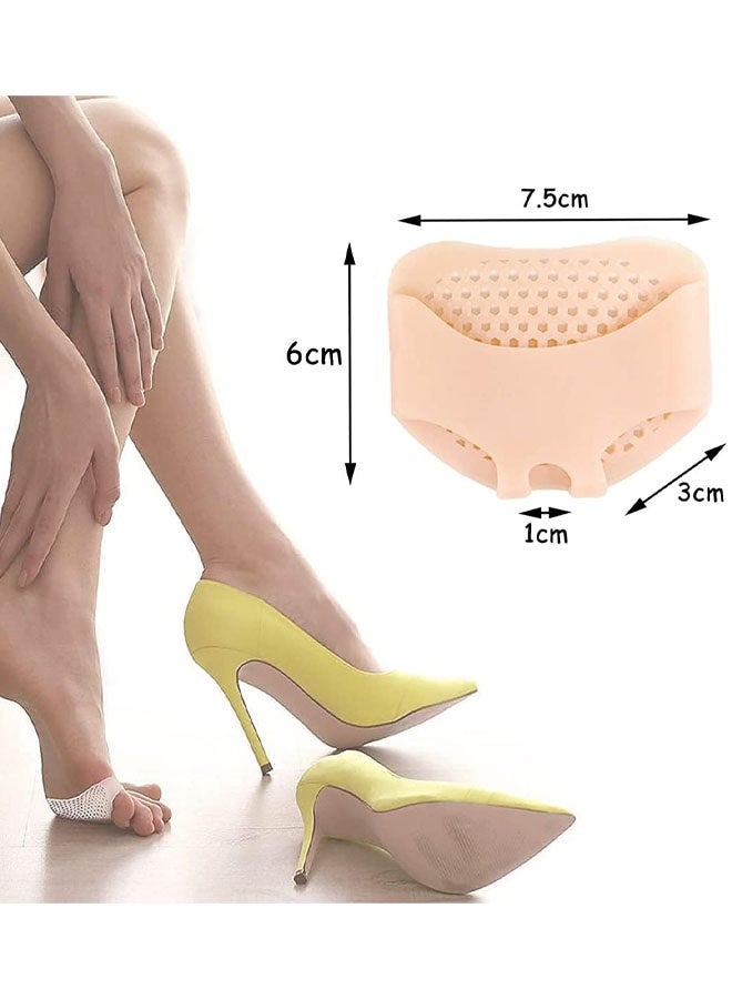 زوجان من وسادات مشط القدم ووسادات مقدمة القدم للنساء والرجال، وسادات لتخفيف آلام القدم، وسادات مقدمة القدم لعلاج ورم إبهام القدم، وسادة لمقدمة القدم - Image 2